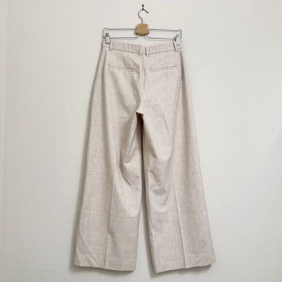 NEW Abercrombie A&F Quinn Tailored Straight Pant in Oatmeal Size 27/4 Short - Picture 4 of 14